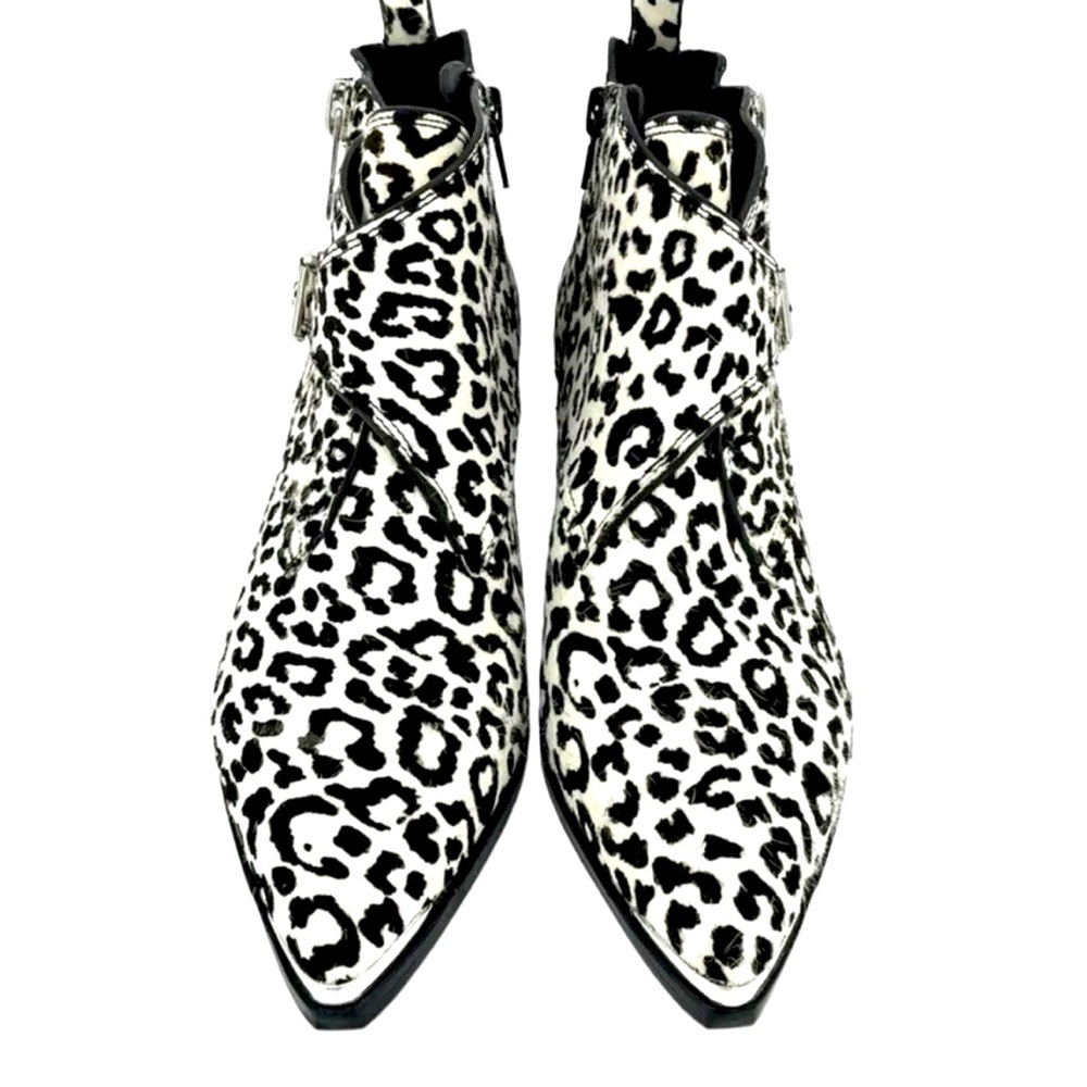 MARC FISHER X Elizabeth Sulcer Yanila Genuine Calf Hair Bootie